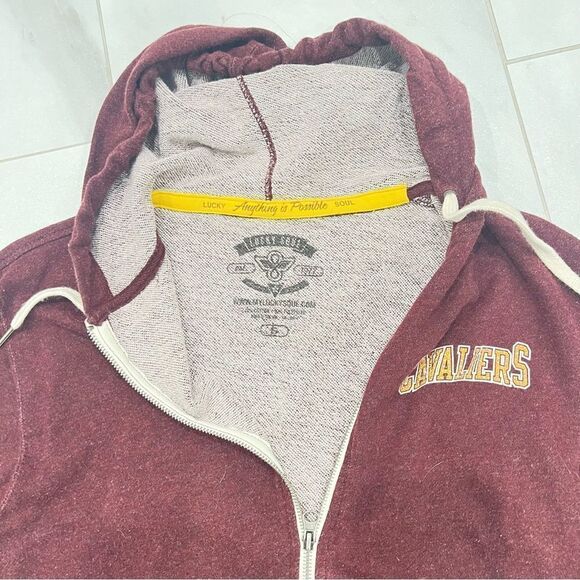 Lucky soul Cleveland Cavaliers bling drawstring hoodie - Picture 4 of 6